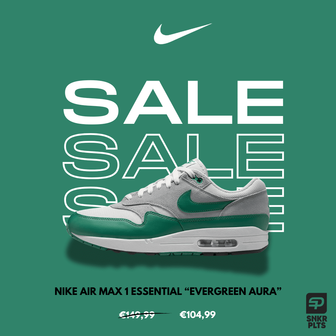 Nike Air Max 1 Essential "Evergreen Aura" 30% korting sale
